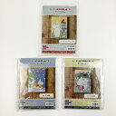 ▽▽【中古】 ムーミン谷の仲間と過ごす アートパネル ハンドメイドキット 縦 3枚セット 開封未使用品 Sランク
