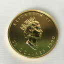 ■■【中古】金貨 エリザベス女王 メイプルリーフ金貨 24金 K24 31.1g 1oz エリザベス2世 Aランク