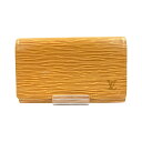 〇〇【中古】LOUIS VUITTON ルイヴィトン エピ ポルトフォイユ トレゾール 二つ折り財布 M63509 イエロー 現状渡し Dランク(4)