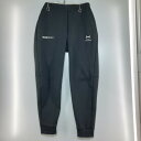 ◎◎【中古】DESCENTE デサント MOVESPORT S.F.TECH SHIELD テーパードジョガーパンツ Lサイズ ST4FPZ44M ブラック Bランク