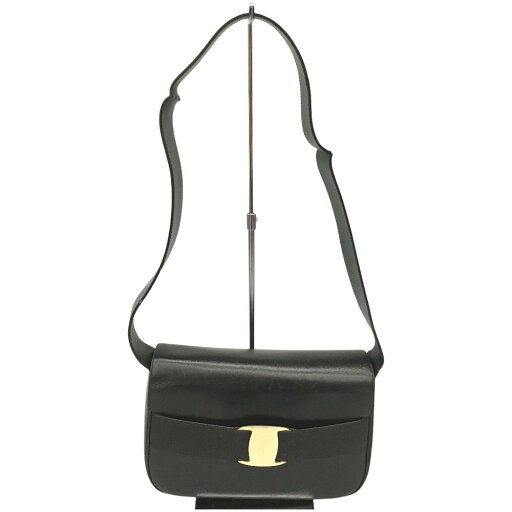 △△【中古】 Salvatore Ferragamo ヴァラリボン レザーワンショルダーバッグ AQ-217203 Cランク △△【中古】 Salvatore Ferragamo ヴァラリボン レザーワンショルダーバッグ AQ-217203 Cランク