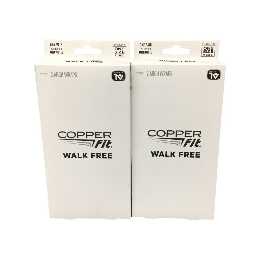 △△【中古】 リエイジ コッパーフィット ウォークフリー 2セット足裏サポーター Sランク