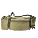 ▼▼【中古】PORTER ポーター ユニセックス 帆布ウエストポーチ ウエストバッグ ポーチ付 ボディバッグ ベージュ Aランク