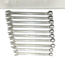 ΘΘ【中古】Snap-on スナップオン コンビネーションレンチ 程度B 10本セット SOEXMシリーズ Bランク