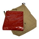◎◎【中古】LOUIS VUITTON ルイヴィトン モノグラム ヴェルニ スタントン トートバッグ ハンドバッグ M91078 レッド 刻印ES01 Bランク