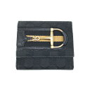 $$【中古】GUCCI グッチ 3つ折り財布 138034 ブラック Cランク