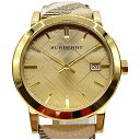 ◎◎【中古】BURBERRY バーバリー The City シティ クォーツ 腕時計 ユニセックス チェック柄ベルト BU9026 箱付 Aランク