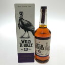 □□【中古】WILD TURKEY ワイルドターキー 13年 バーボンウイスキー Sランク 未開栓