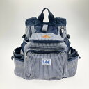 ▽▽【中古】LEE リ ヒッコリー ペット用 2WAY キャリーバッグ 底板付リュック 超小型犬 Bランク