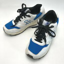 ☆☆【中古】Sangacio サンガッチョ 日本ハム ファイターズ fighters スニーカー ホワイト×ブルー SIZE 25.5cm メンズ Cランク