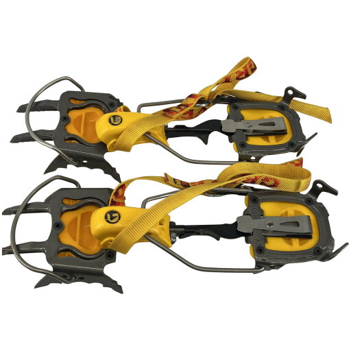 【中古】GRIVEL アイゼン GRIVEL G22 12本爪 ワンタッチ式 イエロー 収納袋付き Bランク 【中古】GRIVEL アイゼン GRIVEL G22 12本爪 ワンタッチ式 イエロー 収納袋付き Bランク