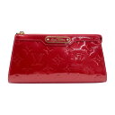 ☆☆【中古】LOUIS VUITTON ルイヴィトン モノグラム・ヴェルニ トゥルースコスメティック M93568 ポムダムール(レッド) コスメポーチ Cランク(4)