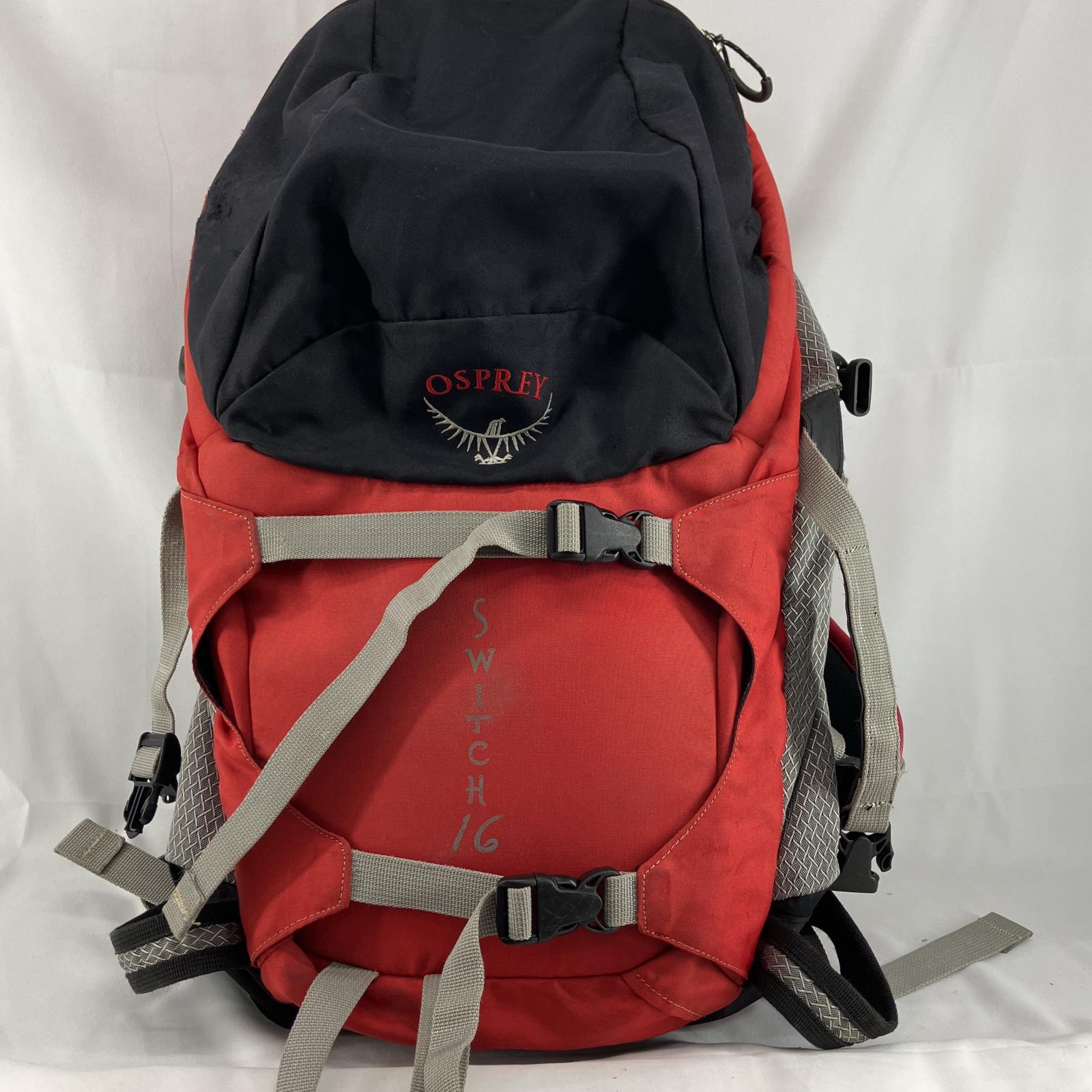 【中古】OSPREY オスプレー バックパック・ザック レッド Cランク