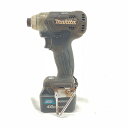 【中古】MAKITA マキタ インパクトドライバ MAKITA TD111D ブラック 充電池1個付 コードレス式 10.8v 4.0Ah TD111D ブラッ...