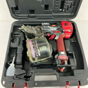 ЗЗ【中古】MAX マックス 75mm 高圧 エア釘打ち機 スーパーネイラ 本体のみ HN-75N2(D) レッド Cランク