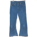 □□【中古】LEVI'S リーバイス ジーンズ デニムパンツ 517 SIZE W34×L36 ブルー Bランク
