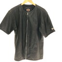 □□【中古】HARLEY-DAVIDSON ハーレーダビッドソン ジャケット 半袖パンチング レザージャケット SIZE LL 3001002 ブラック Cランク