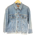□□【中古】LEVI'S リーバイス ジャケット USA製 デニムジャケット SIZE L (42) 70505-0217 ライトインディゴ Cランク