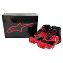 ◆◆【中古】 アルパインスターズ ライディングシューズ CR-X DRYSTAR RIDING SHOE 31 RED BLACK 10 27.5cm Aランク