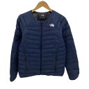【中古】THE NORTH FACE ザノースフェイス メンズ ダウンジャケット SIZE S NY81713 ネイビー Bランク