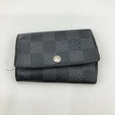 ◎◎【中古】LOUIS VUITTON ルイヴィトン ダミエ・グラフィット ミュルティクレ6 キーケース 6連 N62662 ブラック Cランク