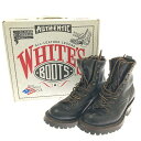 □□【中古】WHITE'S BOOTS ブーツ スモークジャンパー 旧ロゴ 6 1/2D(24.5cm) ブラウン Cランク