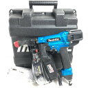 **【中古】MAKITA マキタ 25~41mm 高圧エアビス打ち機 ケース付 AR412HR ブルー Cラ