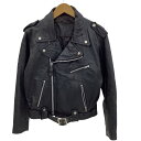 【中古】SUB URBAN サブアーバン メンズ レザージャケット KI-209 インディゴ Bランク
