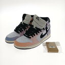 □□【中古】NIKE ナイキ スニーカー エアジョーダン1 ハイ OG マルチカラー 27cm DX0054-805 ホワイト×パープル Sランク
