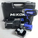 **【中古】HiKOKI ハイコーキ インパクトドライバ 14.4v 2.0Ah FWH14DF パープル Bランク