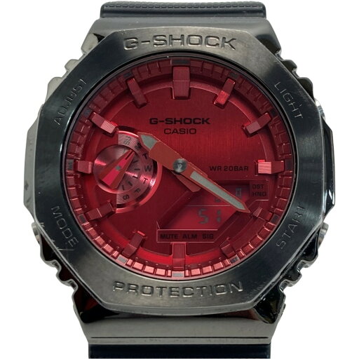 ☆☆【中古】CASIO カシオ G-SHOCK 2100シリーズ アナデジ GM-2100B-4AJF レッド クォーツ メンズ 腕時計 Bランク ☆☆【中古】CASIO カシオ G-SHOCK 2100シリーズ アナデジ GM-2100B-4AJF レッド クォーツ メンズ 腕時計 Bランク