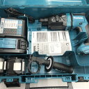 ДД【中古】MAKITA マキタ ハンマドリル 程度A 充電器・充電池2個・ケース付 コードレス式 18v HR182D ブルー Aランク