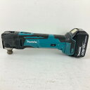 ЗЗ【中古】MAKITA マキタ 18v 充電式マルチツール バッテリー×1付 ※充電器なし TM51D ブルー Cランク