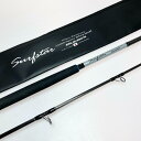 §§【中古】PALMS パームス サーフスターJカスタム ガイドクラック、茶サビ軽、グリップテカリ SFAJS-98X4H ルアーロッド 程度BC Cランク