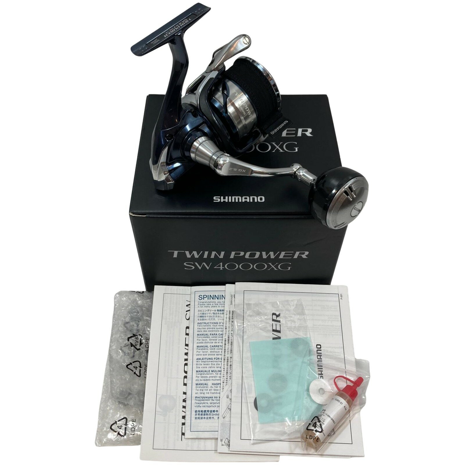 ττ【中古】SHIMANO シマノ スピニングリール 21ツインパワーSW4000XG 04221 Cランク