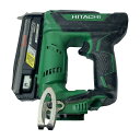 【中古】HITACHI 日立 コードレスピン釘打機 NP18DSAL グリーン 本体のみ Cランク