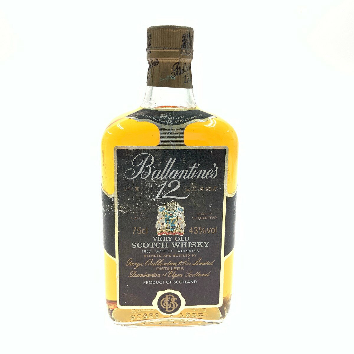 〇〇【中古】Ballantine's バランタイン 12 YEARS OLD 750ml 43% スコッチ ウィスキー Sランク 未開栓