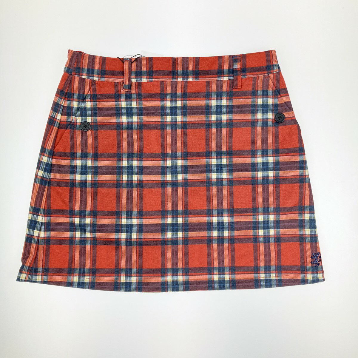 ▽▽【中古】Admiral アドミラル レディース ゴルフウェア チェックスカート インナーパンツ付 ADLA881 開封未使用品 Sランク