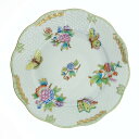 〇〇【中古】Herend ヘレンド ヴィクトリア ブーケ デザートプレート 洋食器 Bランク