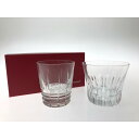 ▼▼【中古】Baccarat バカラ クリスタルガラス エトナロックグラス&アルルカンオールドファッションタンブラー 2点セット Bランク