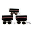 ◆◆【中古】CARRERA カレラ サングラス アイウェア 3個セット ケース付き Bランク(4)