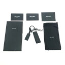 $$【中古】SAINT LAURENT(Yves Saint Laurent) キーホルダー キーリング ロゴプレートタイプ Bランク