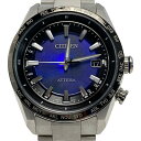 ☆☆【中古】CITIZEN シチズン アテッサ ACT Line UNITE with BLUE CB0288-65L ブルー 電波ソーラー メンズ 腕時計 箱有 Bランク