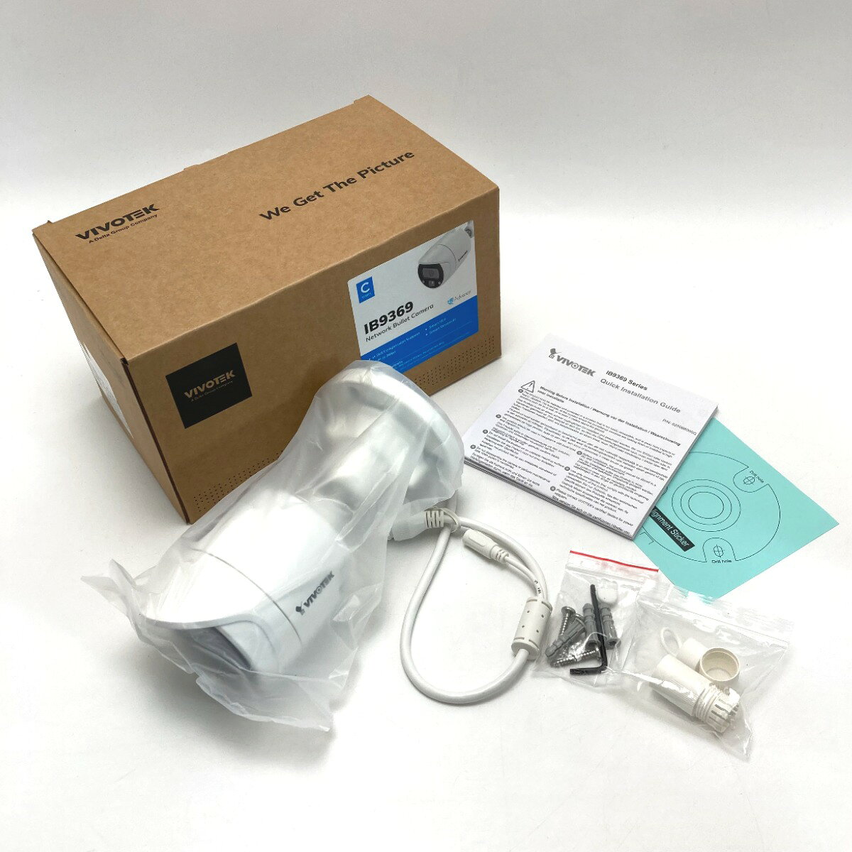 ☆☆【中古】VIVOTEK 2MP ブレット型ネットワークカメラ IB9369 2.8mm IR 防水 防塵対応 未使用品 付属品完備 Sランク