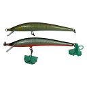 ΣΣ【中古】SAURUS ザウルス バルサ50 ルアー ブラウニー 2個 9cm Aランク