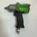 ♭♭【中古】空研工業 エアインパクトレンチ 本体のみ 常圧 KW-1600proZ グリーン Cランク