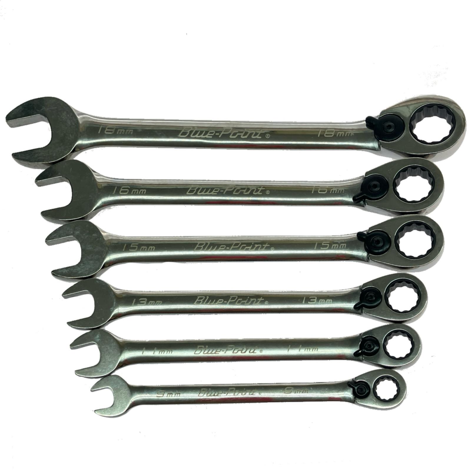 $$【中古】Blue Point ハンドツール レンチ スパナ 6本セット Aランク