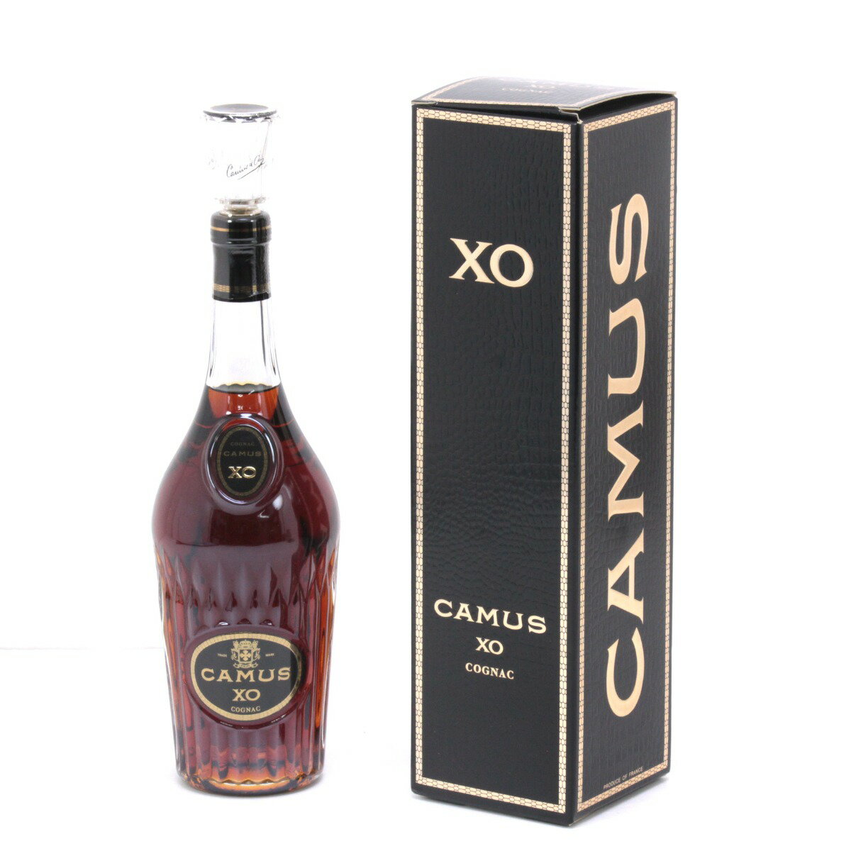 $$【中古】CAMUS カミュ コニャック XO ロングネックボトル 40度 700ml ギフトBOX付 Sランク 未開栓