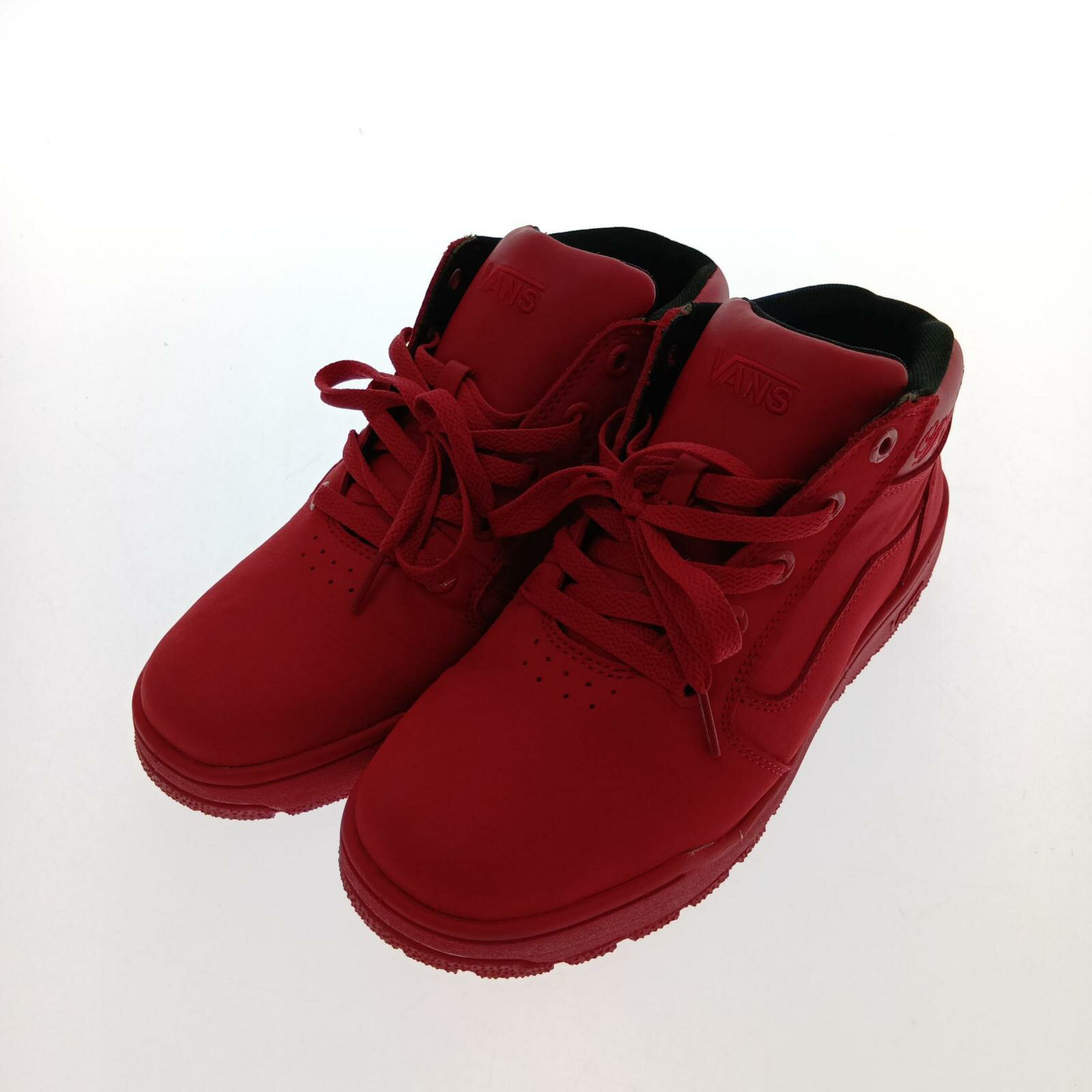 □□【中古】VANS バンズ スニーカー　フルトン　25.5cm V2810 レッド Bランク