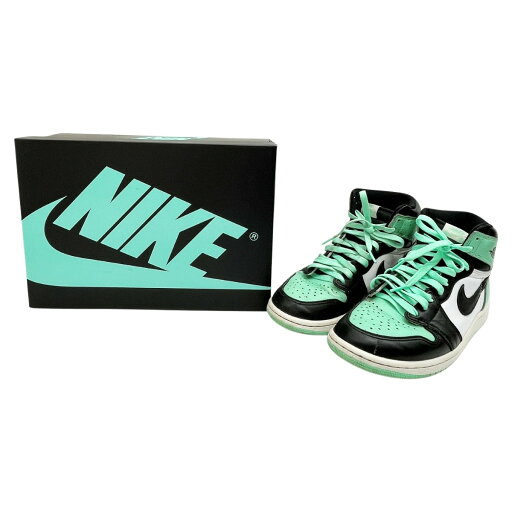 ◆◆【中古】NIKE ナイキ エアジョーダン1ハイカットスニーカー DZ5485-130 ホワイト×グリーン Cランク ◆◆【中古】NIKE ナイキ エアジョーダン1ハイカットスニーカー DZ5485-130 ホワイト×グリーン Cランク